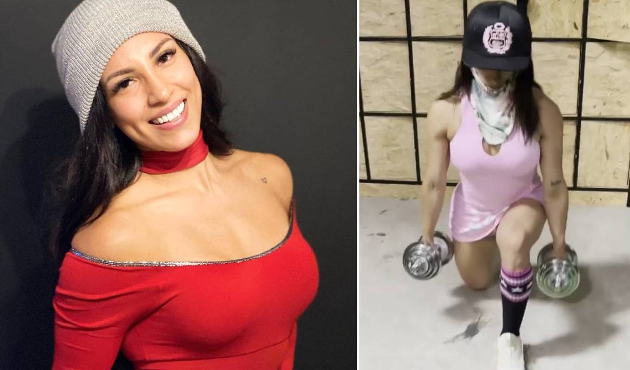 La bailarina compartió su rutina de ejercicios a través de redes sociales. Foto: composición/ Instagram