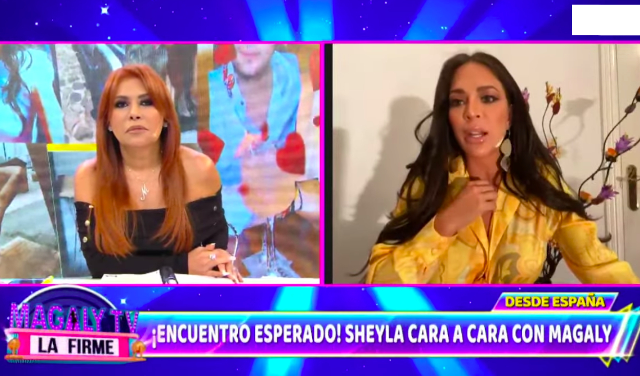 Sheyla Rojas también contó la razón que la motivó a aceptar la conversación en Magaly TV, la firme. Foto: captura ATV