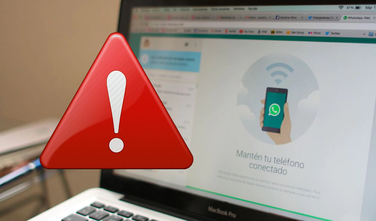 Uno de los problemas más comunes en WhatsApp Web es la conexión en tu PC. Foto: composición Genbeta
