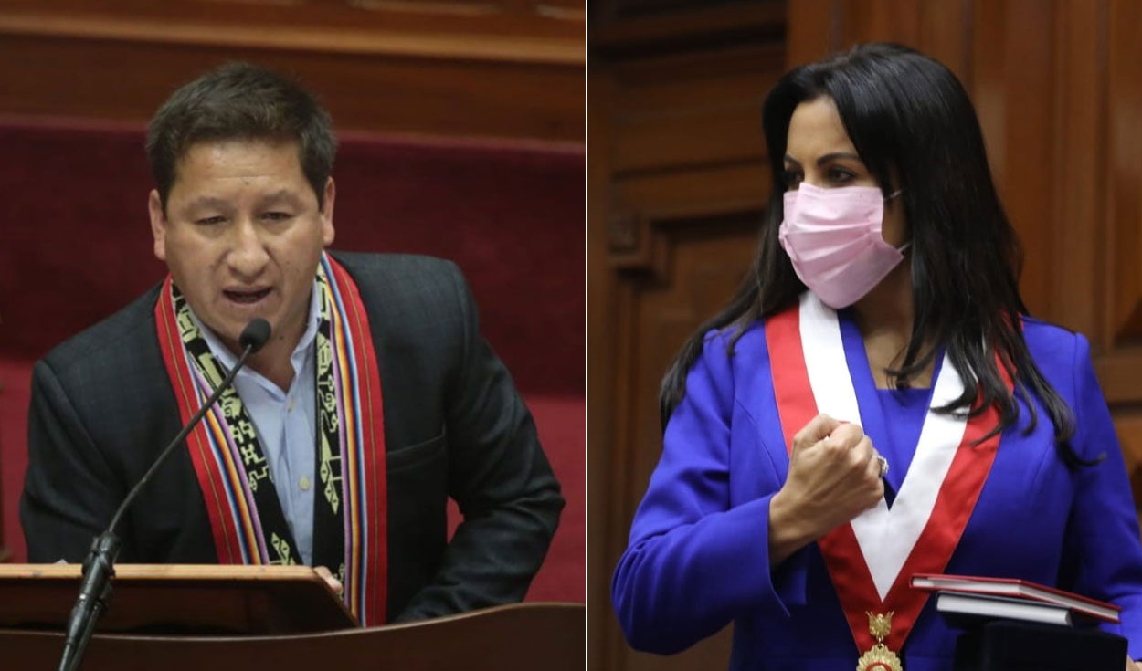 Bellido negó la agresión contra la congresista de Avanza País. Foto: composición/difusión