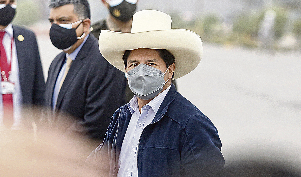 Inmutable. El presidente Castillo lleva 72 horas sin tomar decisiones cruciales en su gobierno. Foto: Félix Contreras/La República