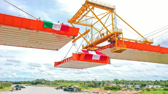 Obras del gigantesco puente Nanay a punto de terminar: 86% de avance en Loreto