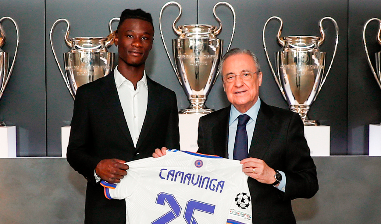 Eduardo Camavinga es el nuevo refuerzo del conjunto blanco. Foto: Real Madrid