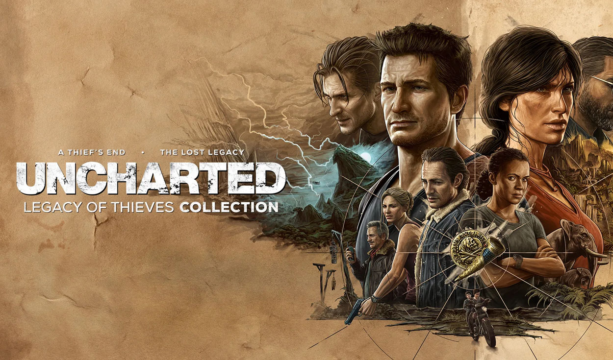 Uncharted: Legacy of Thieves Collection llevará las últimas dos entregas principales de la franquicia de Naughty Dog. Foto: PS5
