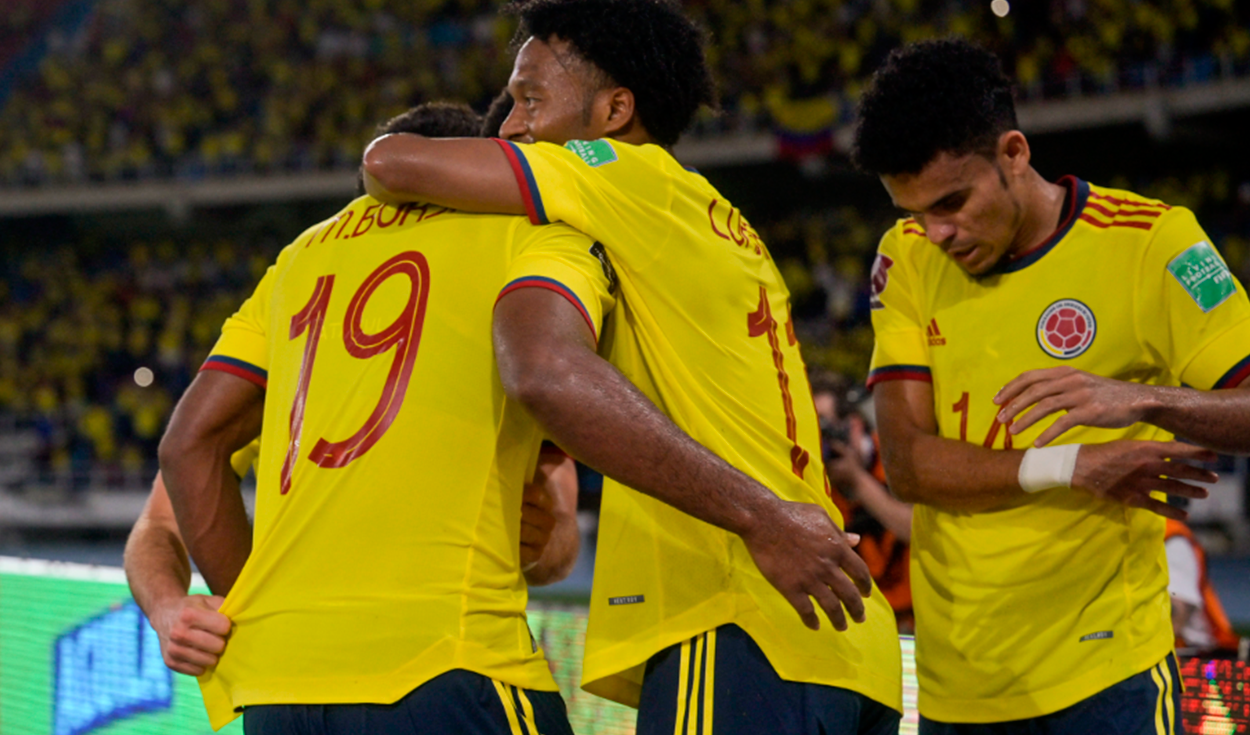 Colombia superó a Chile por las Eliminatorias Sudamericanas rumbo a Qatar 2022. Foto: AFP