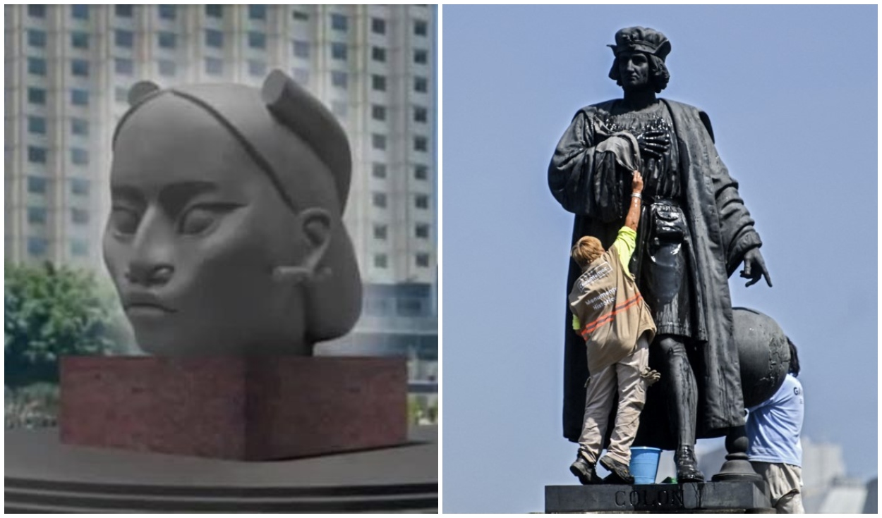 El nuevo monumento será ubicado en el Paseo de Reforma, una de las principales avenidas en Ciudad de México. Foto: composición LR/difusión/AFP