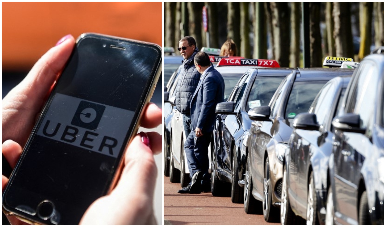 Conductores en el Reino Unido lograron que Uber reconozca salario mínimo, vacaciones pagadas y jubilación. Foto: composición LR/AFP