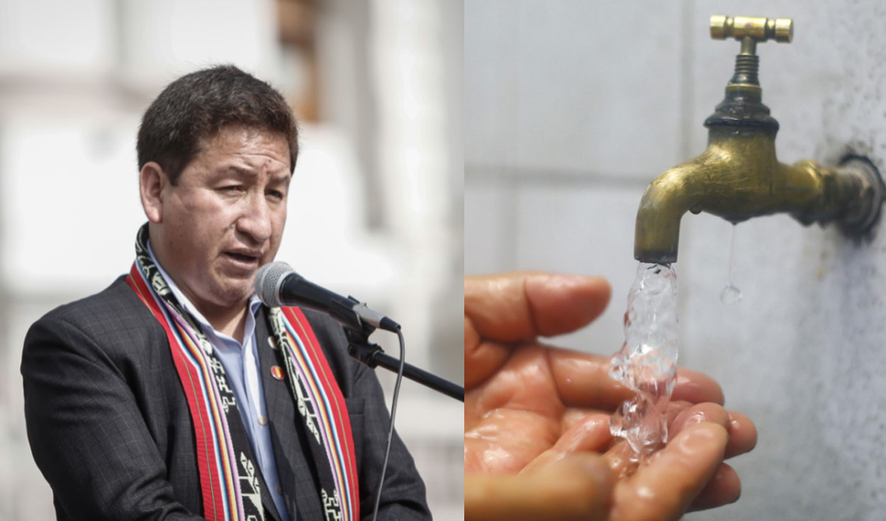 Jefe de la PCM precisó que mañana supervisarán este retorno del agua a SJL. Foto: Composición LR