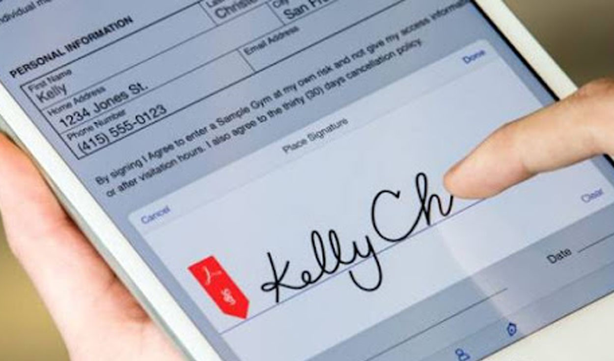 Gracias a Adobe Fill & Sign podrás firmar un PDF desde tu Android o iPhone. Foto: EmprendedoresTV