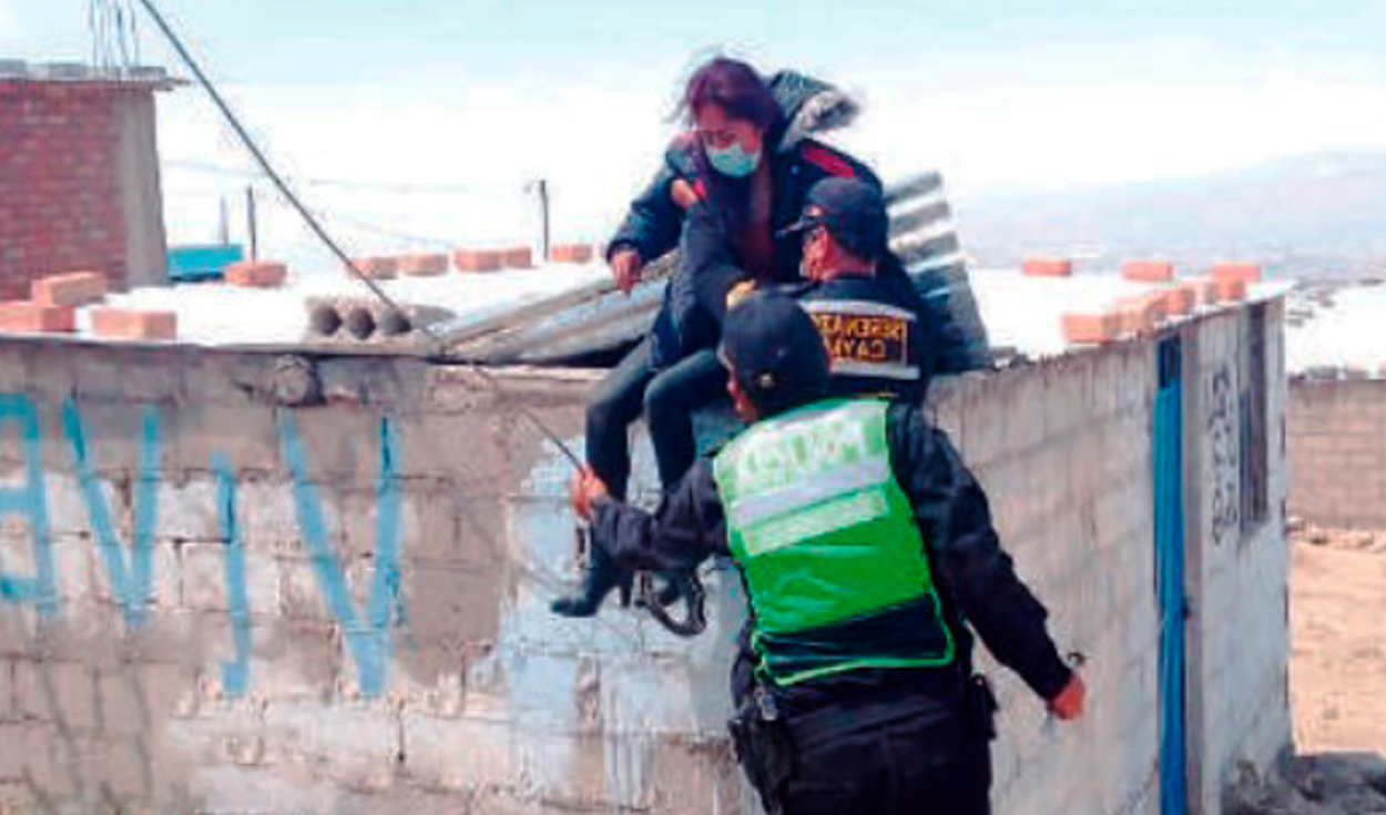 Niña se percató de los gritos de la mujer. Foto: PNP