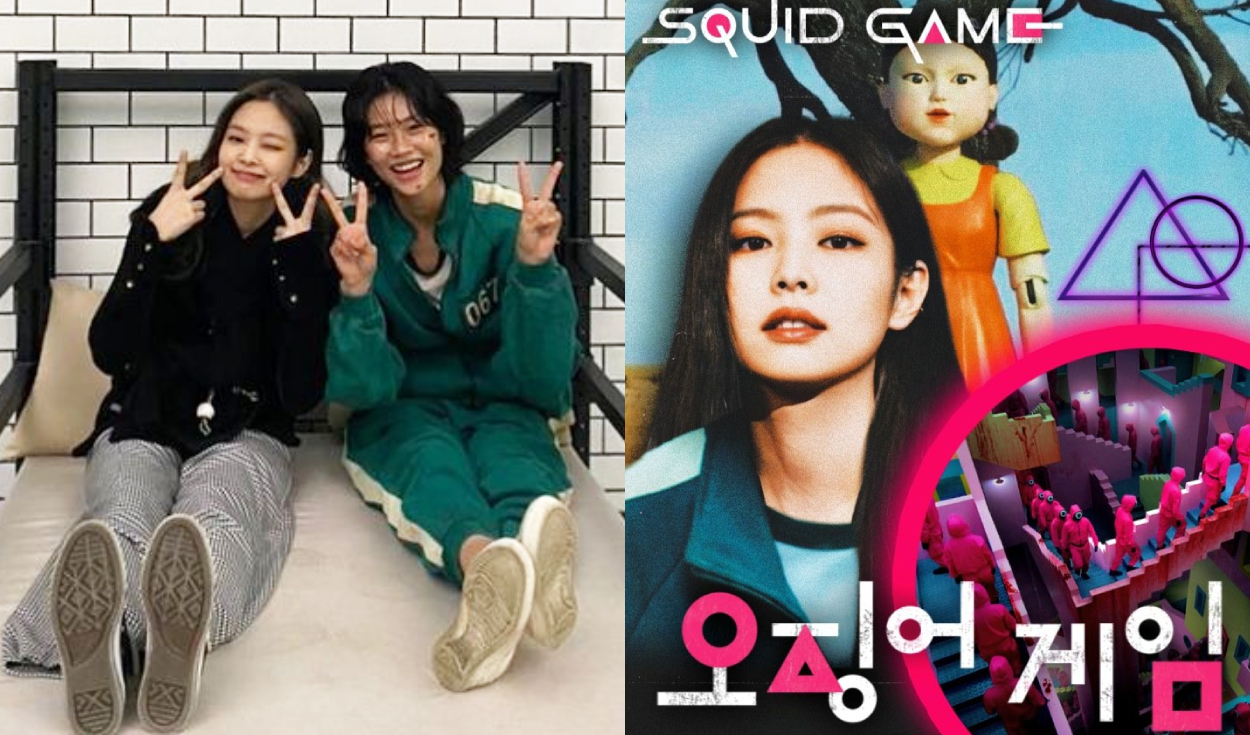 Squid game: Jennie de BLACKPINK en set y créditos de El juego del calamar  Jung Hyo Yeon, Cultura Asiática