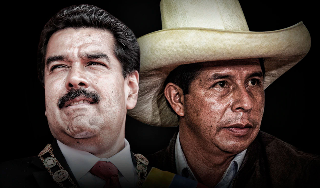 Nicolás Maduro y Pedro Castillo abordaron la situación de la población migrante venezolana en Perú. Foto: composición de Gerson Cardoso/ La República