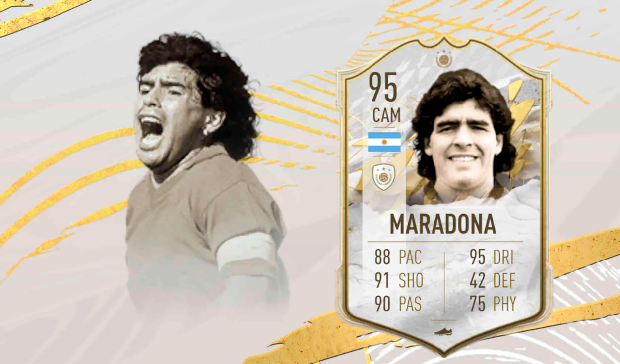 EA Sports aún no ha emitido un comunicado oficial refiriéndose a este tema. Además, se desconoce el plazo para que Maradona sea retirado de FIFA 22 o si se puede apelar la decisión. Foto: Areajugones
