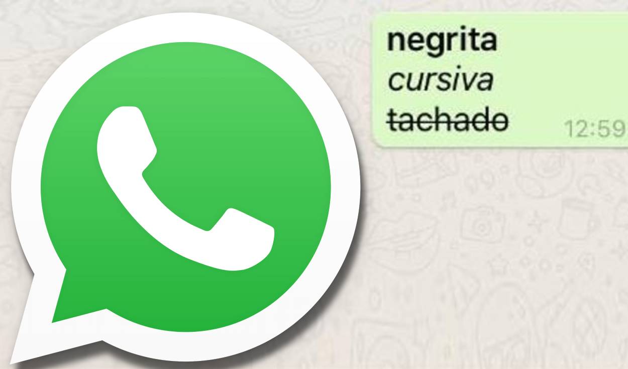 WhatsApp: ¿cómo escribir con negrita, cursiva y tachado en la aplicación? |  Tecnología | La República