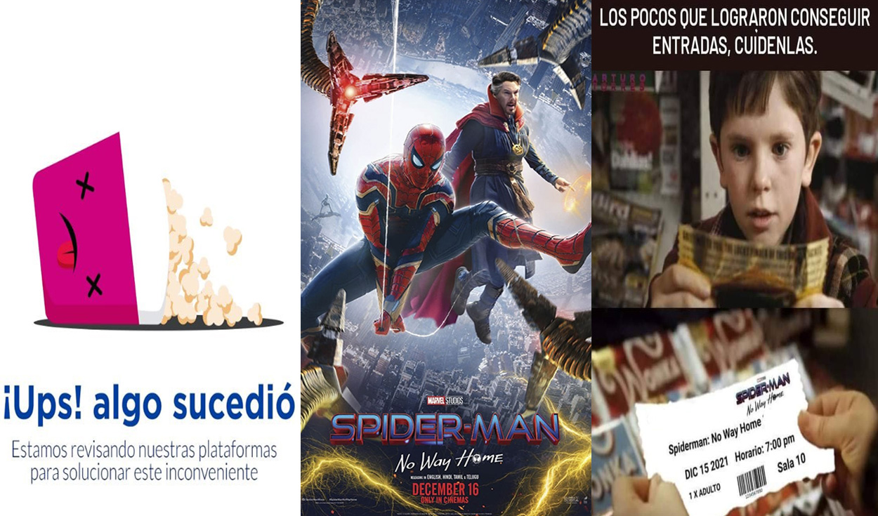 Spider-Man no way home: preventa provoca caos y caída de páginas de los  cines | Cine y series | La República