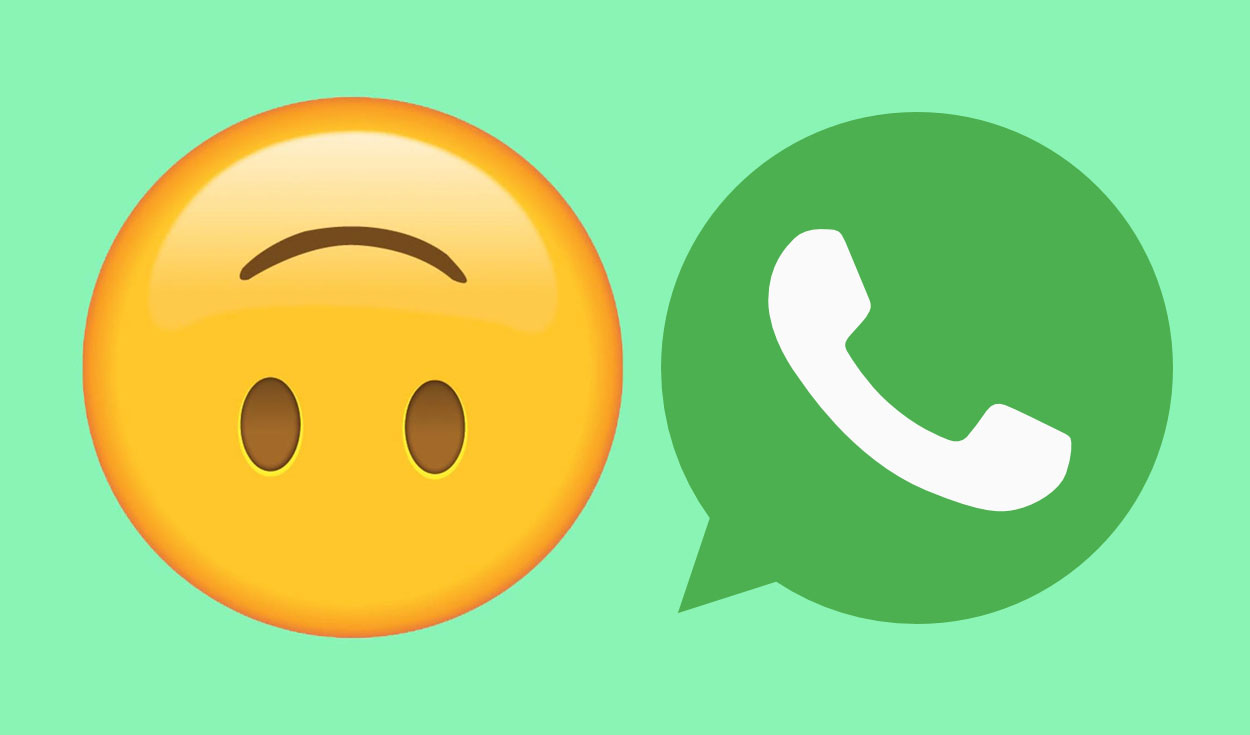 WhatsApp, Qué significa el emoji de la carita al revés
