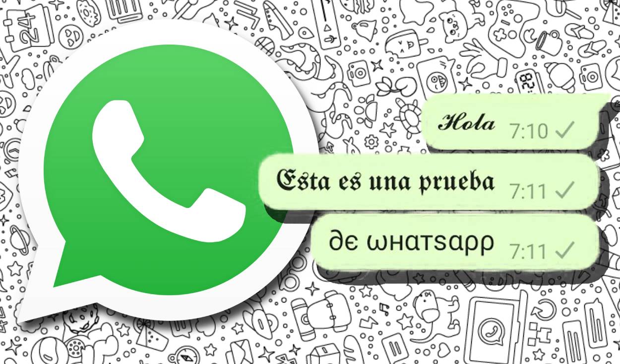 WhatsApp: ¿cómo cambiar el tipo de letra en tus chats sin instalar apps  desconocidas? | Tecnología | La República