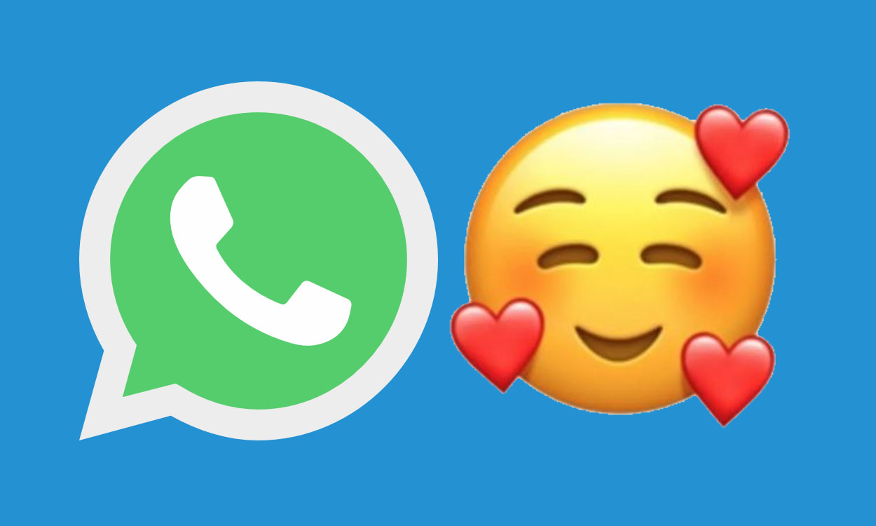 WhatsApp qu significa la carita rodeada de corazones y cu ndo