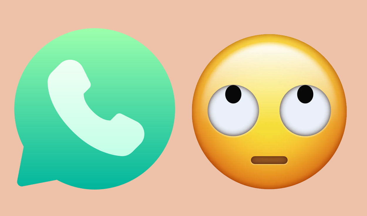 WhatsApp qu significa el emoji de la cara con los ojos arriba y