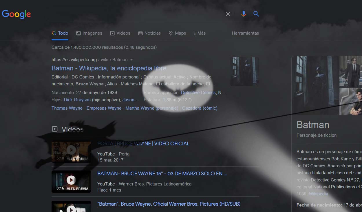 Batman: ¿cómo activar la 'Bati-señal' de Google en tu smartphone o  computadora? | Tecnología | La República