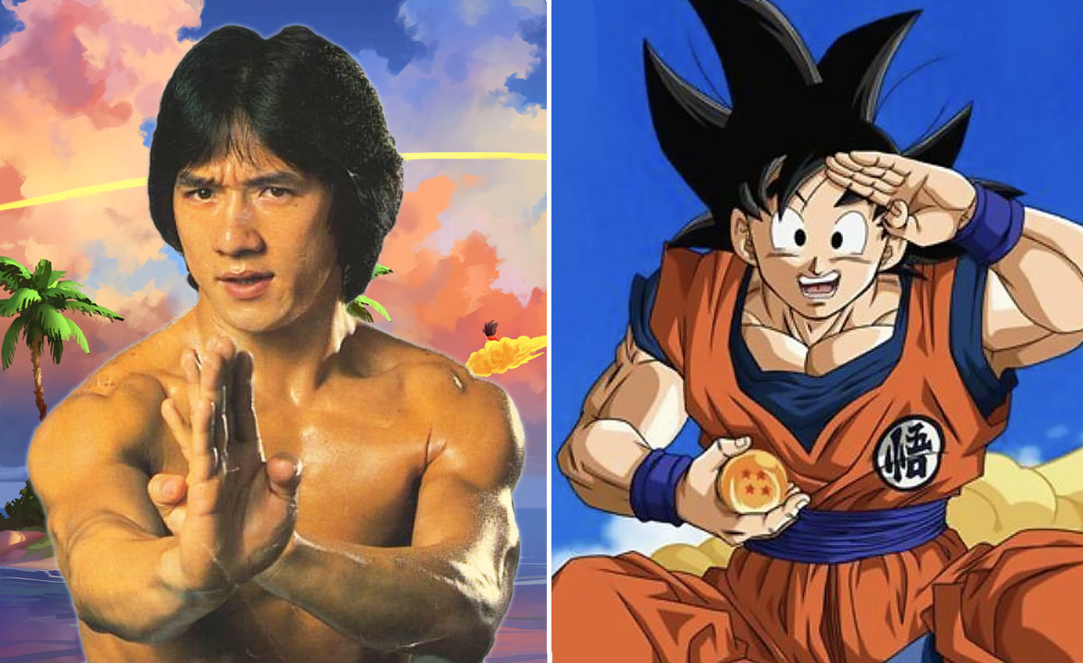 Dragon Ball: Jackie Chan interpreta Goku em arte e realiza desejo
