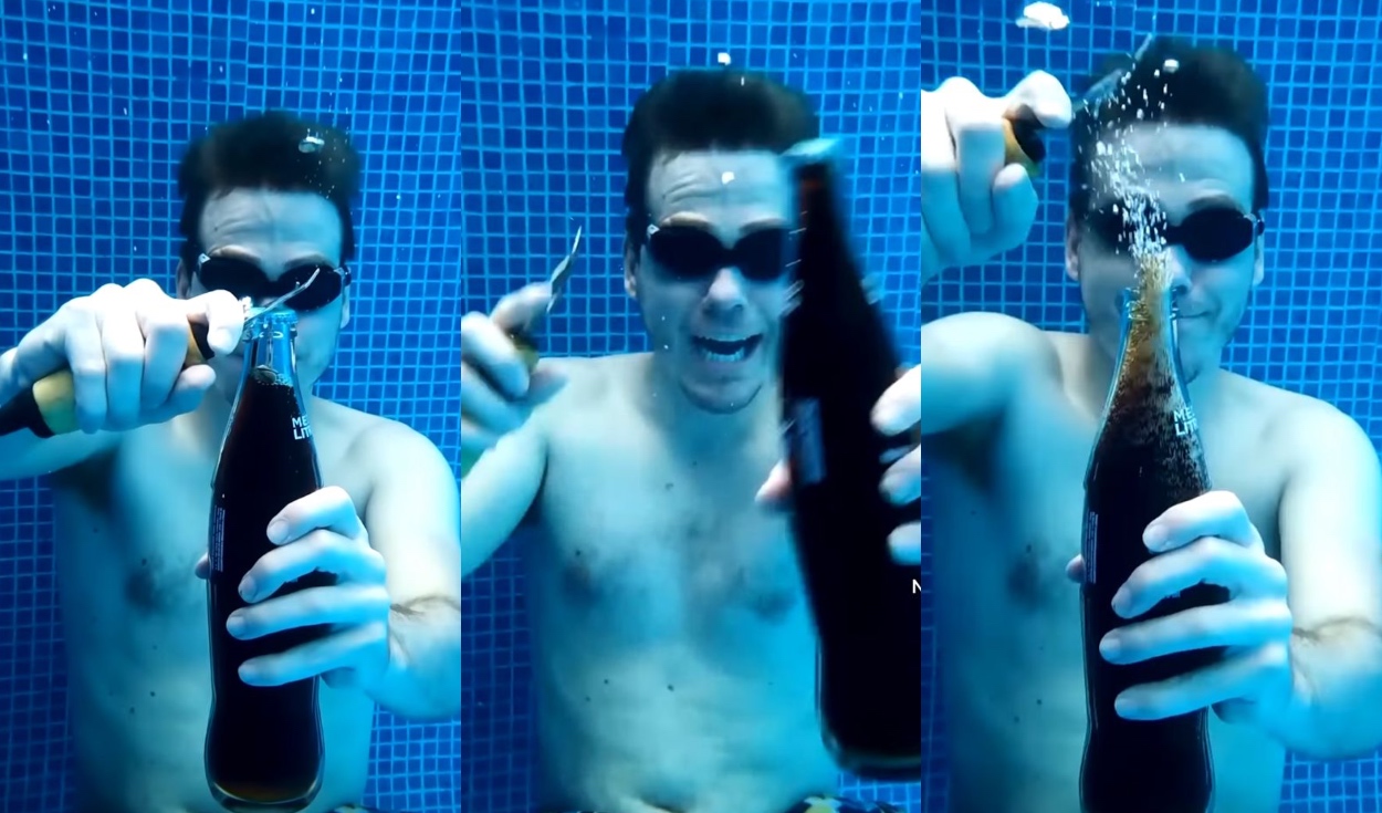 YouTube viral: ¿Sabes qué sucede cuando destapas una Coca Cola debajo del  agua? | Pongámoslo a prueba | Jimmy Álvarez | Video | Tendencias | La  República