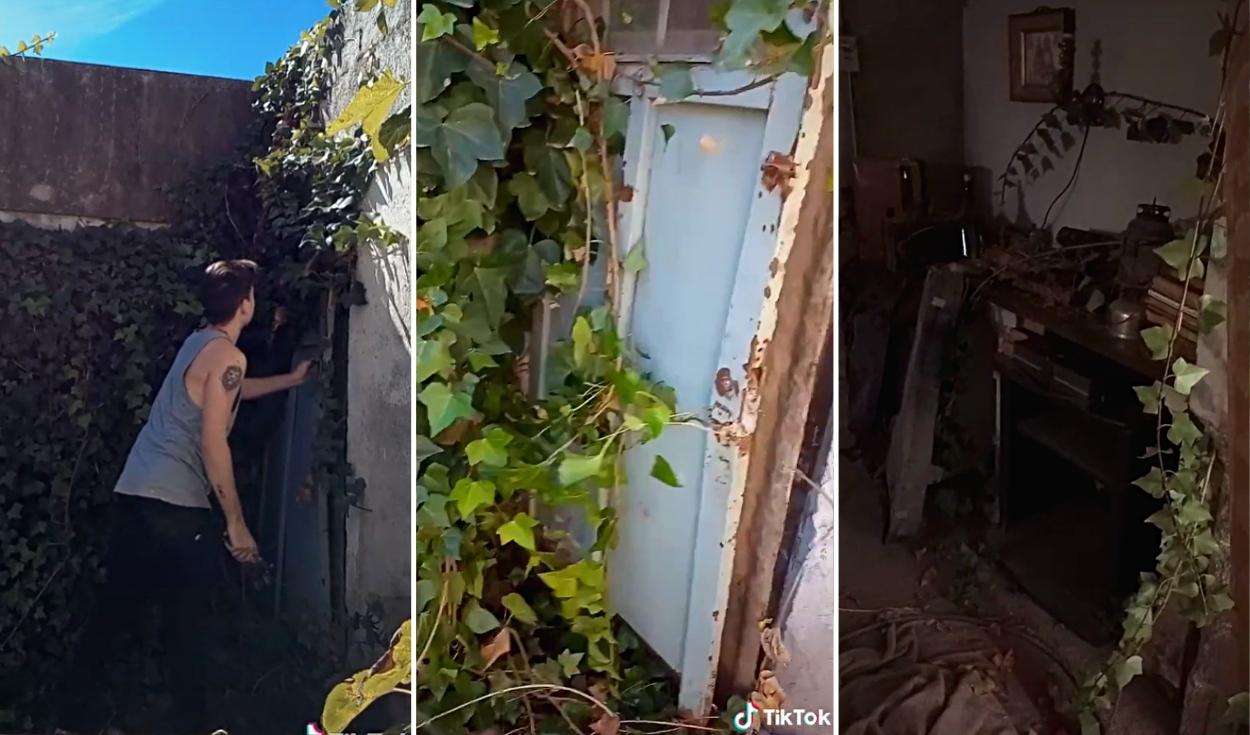 TikTok viral: joven descubre una puerta secreta en el jardín de su nueva  casa y halla objetos misteriosos | Historias | La República