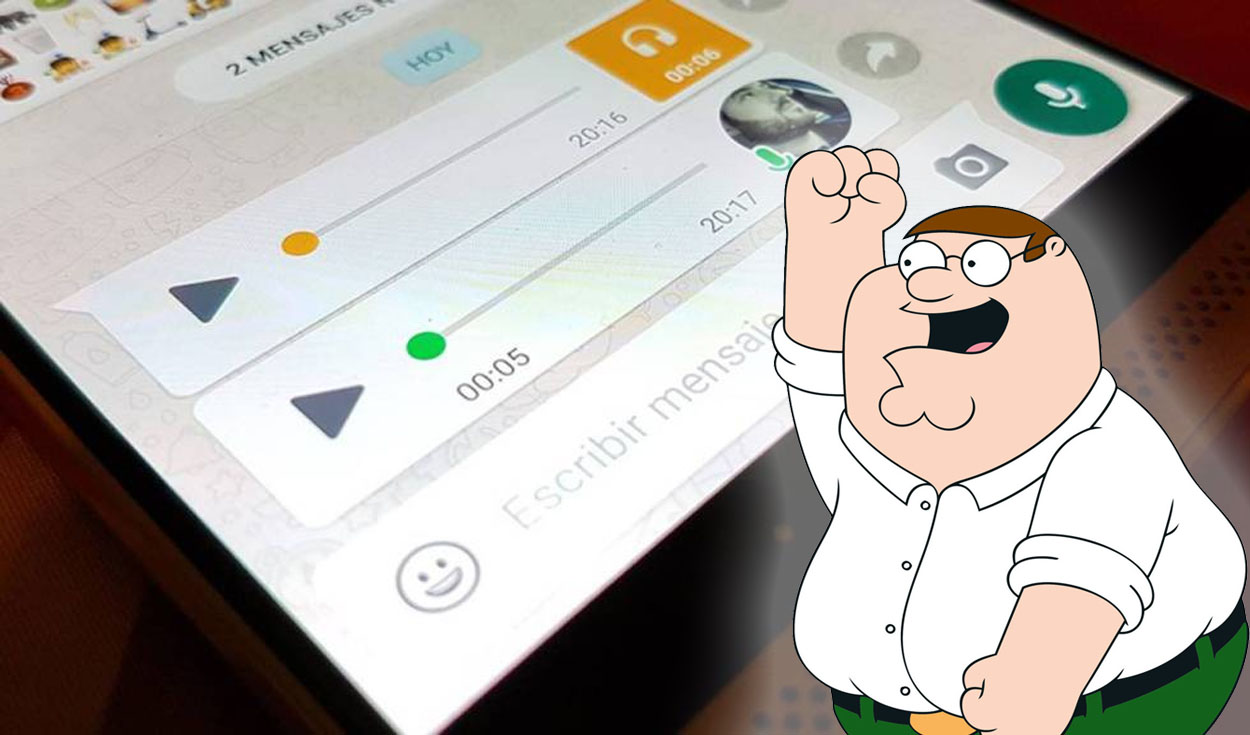 WhatsApp: ¿cómo enviar audios con la voz de Peter Griffin y sin instalar  apps extrañas? | WPP | Truco | Android | iPhone | Tutoriales | La República