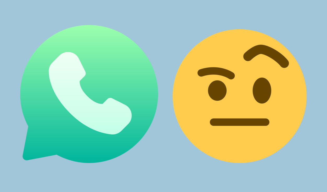 WhatsApp qu significa el emoji de la cara con la ceja levantada