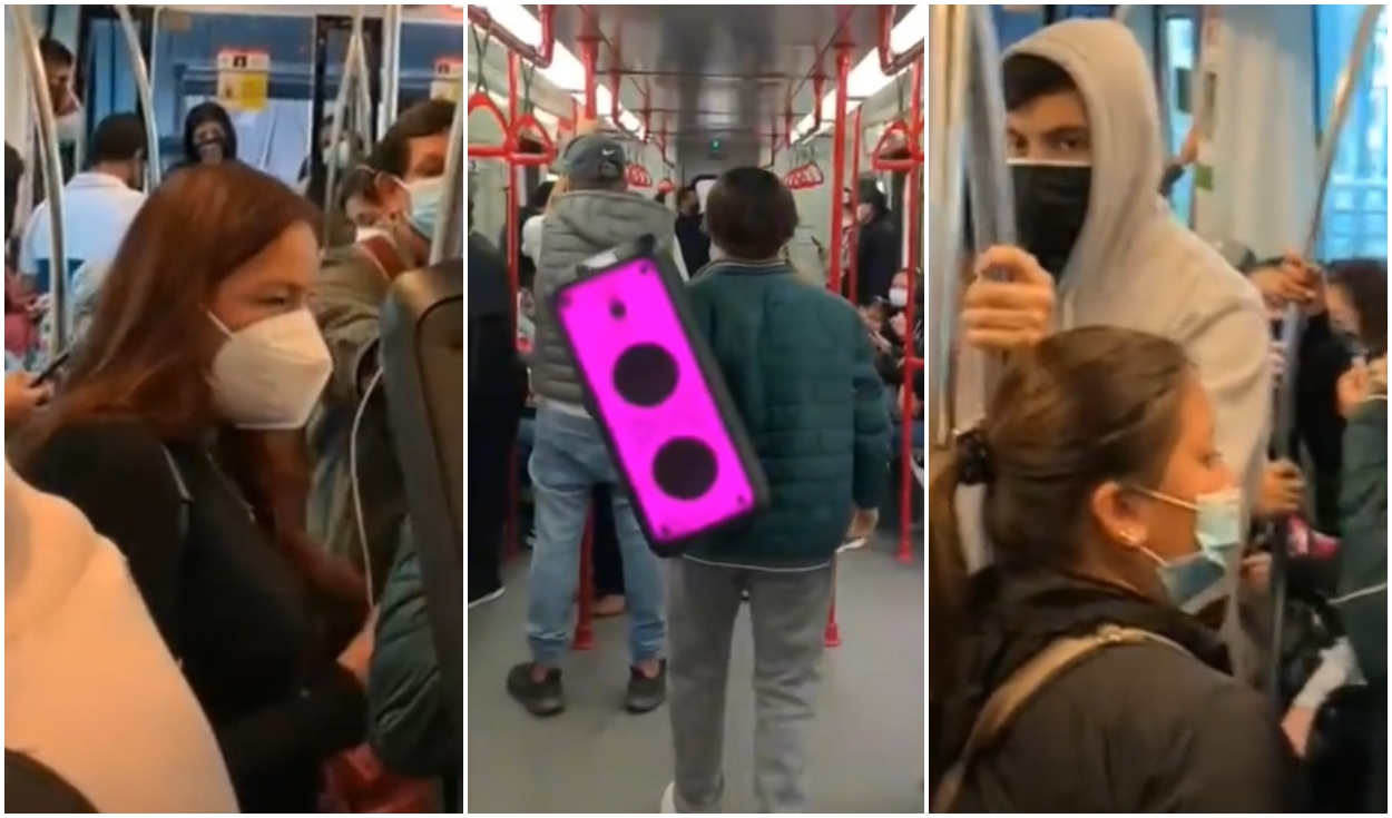 TikTok viral: sube al Metro de Lima con enorme parlante e incomoda a  pasajeros al escuchar “Mi bebito fiu fiu”| Video | Video viral | La  República