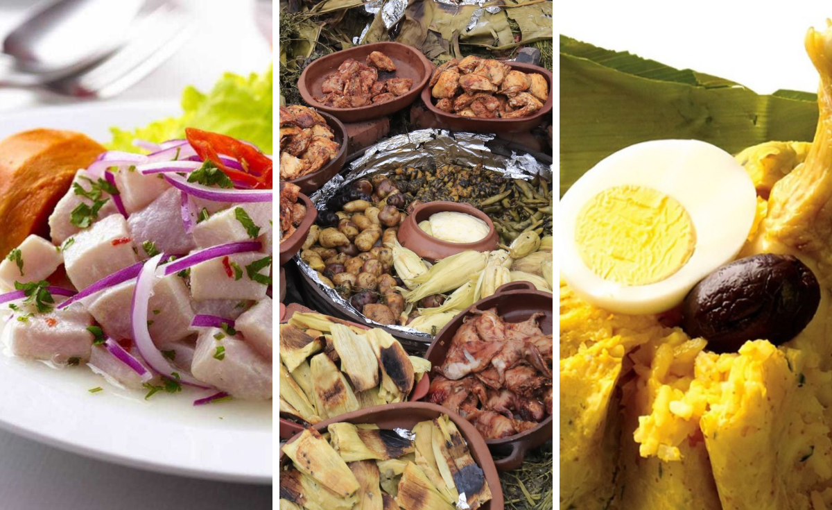 Los platos típicos son una representación gastronómica del Perú. Foto: composición LR/Andina
