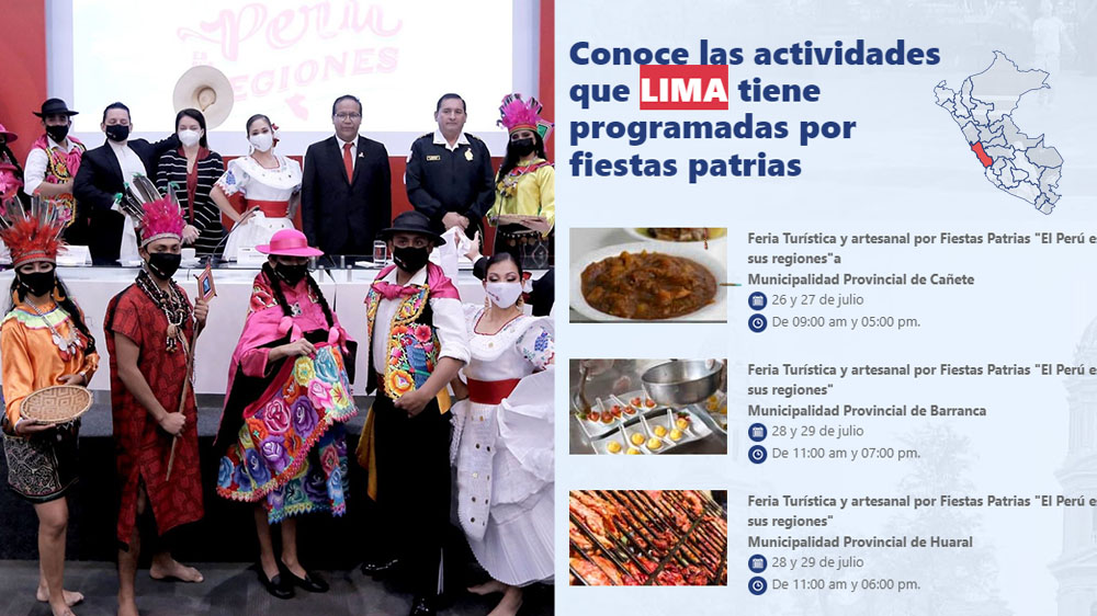 Fiestas Patrias 2022: conoce las actividades y eventos que habrá en las  regiones del Perú | Mincetur | Sociedad | La República