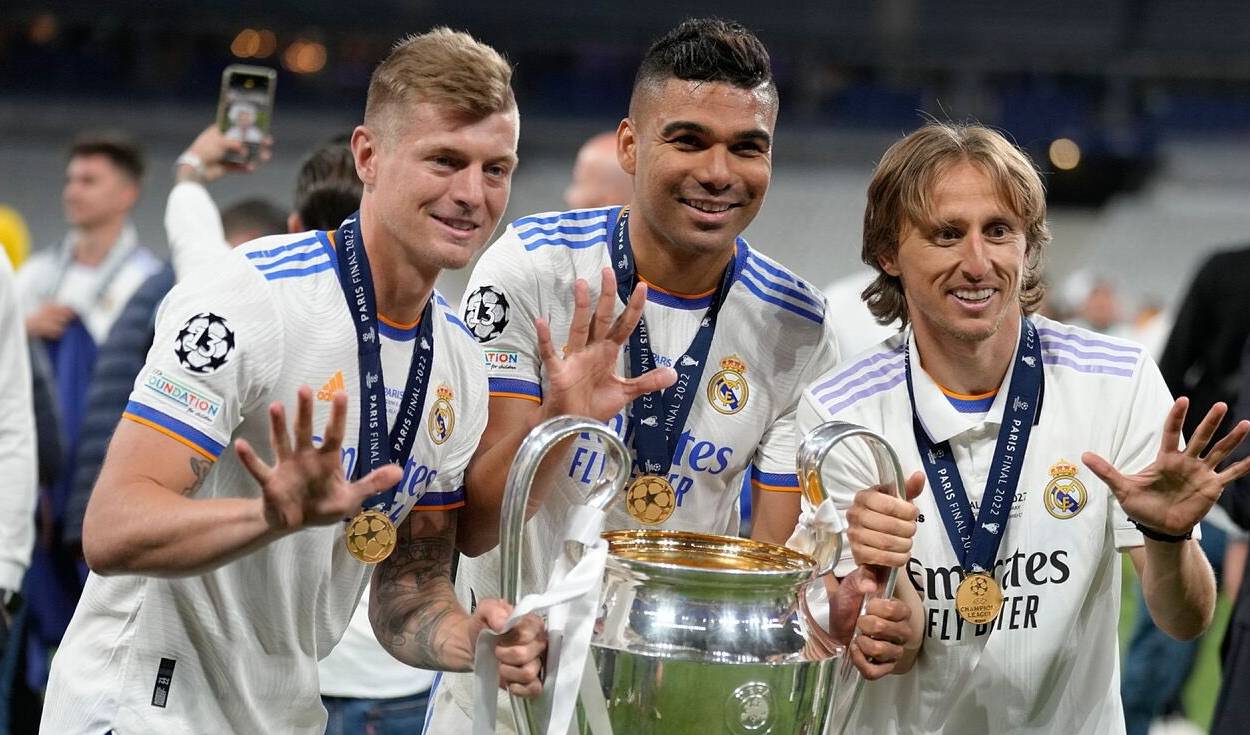 Cuantas champions tiene casemiro