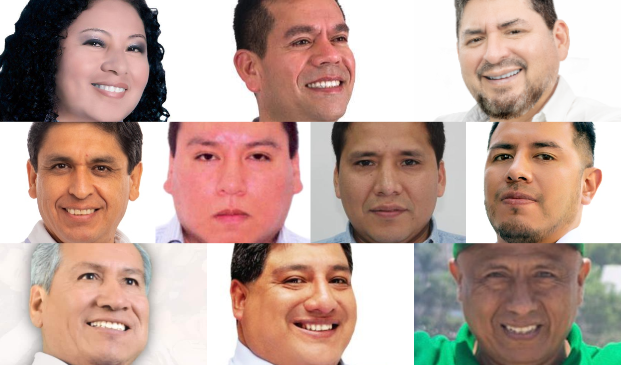 Diez candidatos postulan a la alcaldía de Villa el Salvador. Foto: composición La República/Facebook/JNE