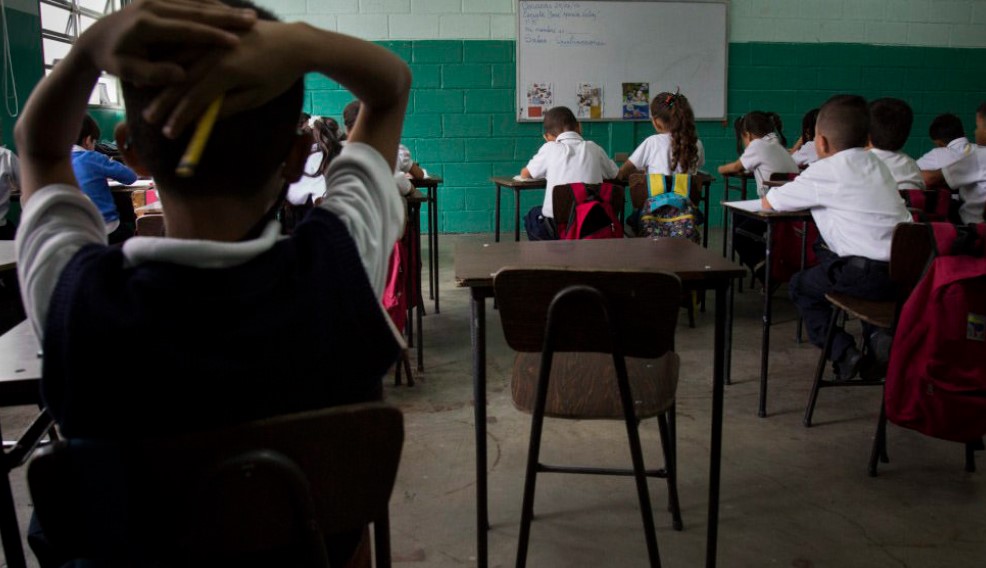 Inicio de clases en Venezuela. Foto: Andrea Hernández