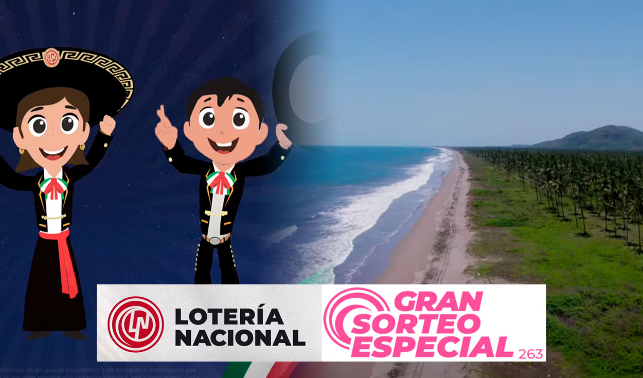 La Lotería Nacional repartirá 240 millones de pesos en premios en efectivo y macrolotes de playa. Foto: composición LR/Lotería Nacional