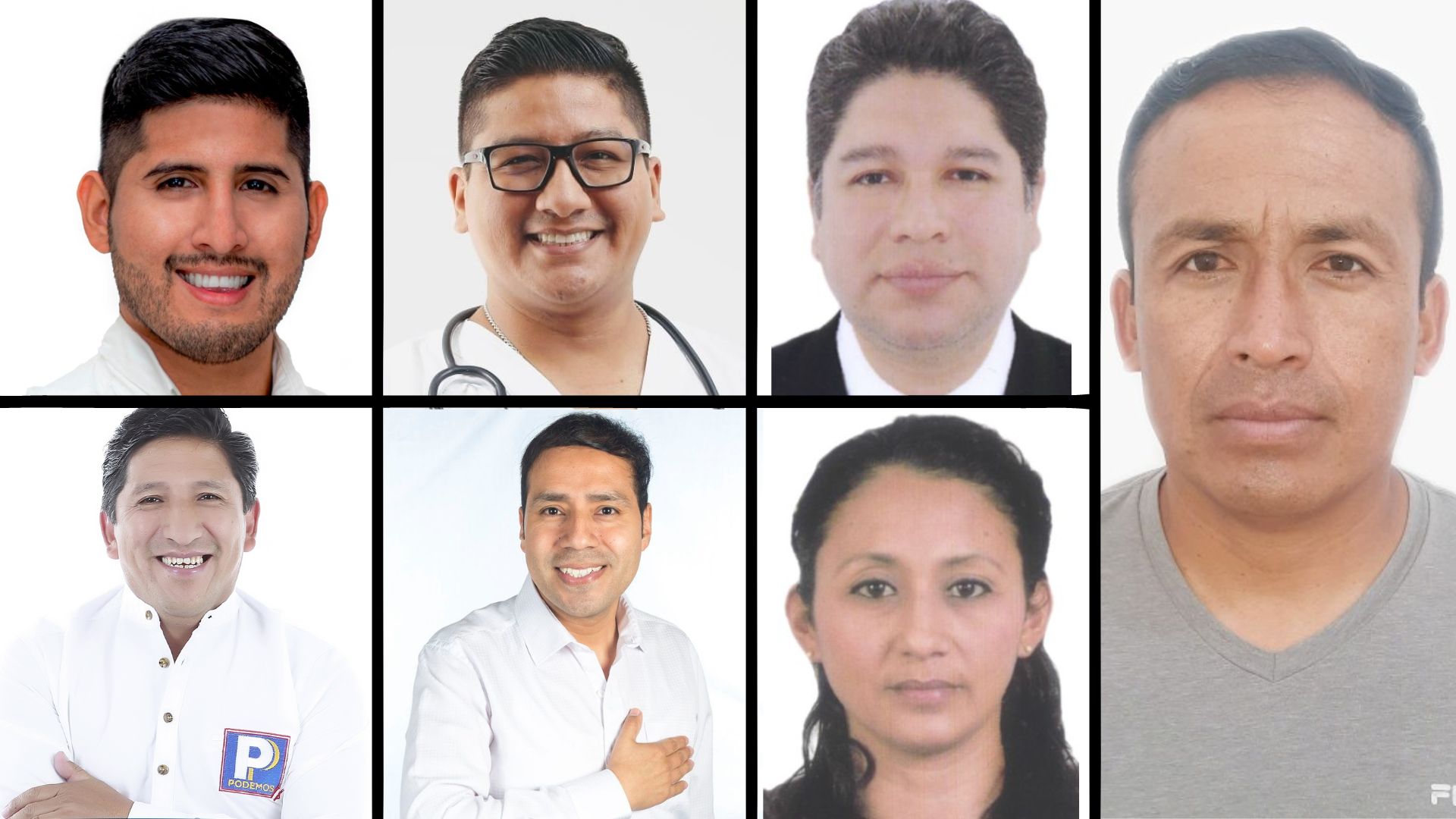 Estos son los candidatos a la alcaldía de Puente Piedra. Foto: composición LR/Facebook de postulantes