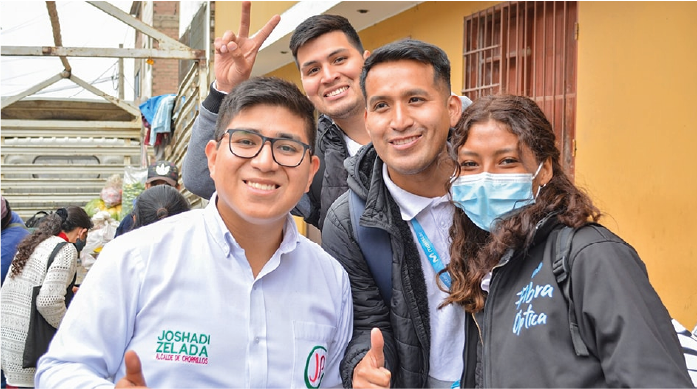 Joshadi Zelada, candidato por Juntos por el Perú a la alcaldía de Chorrillos en las Elecciones Regionales y Municipales 2022. Foto: Facebook del postulante