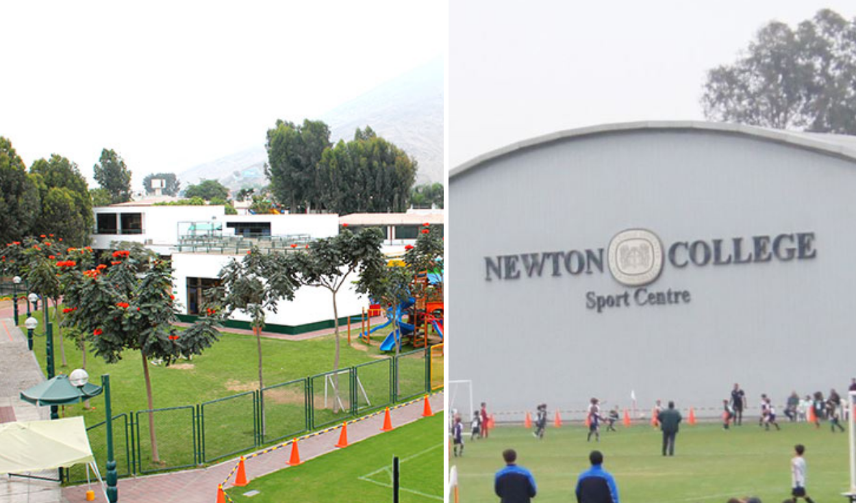 El colegio Newton se fundó en 1973 y se distingue por ser un centro educativo bilingüe. Foto: composición LR/Andina