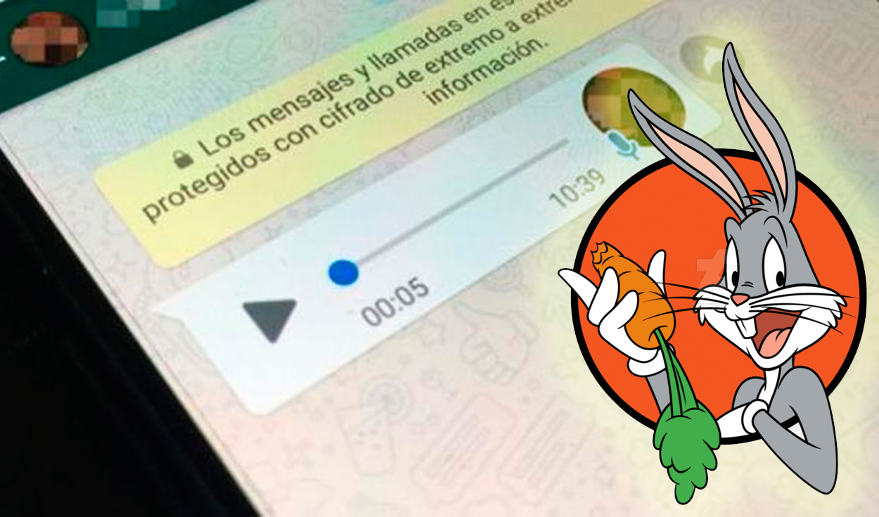 WhatsApp: conoce el truco para enviar audios con la voz de Bugs Bunny a tus  amigos | Looney Tunes | wpp | Actualidad | La República