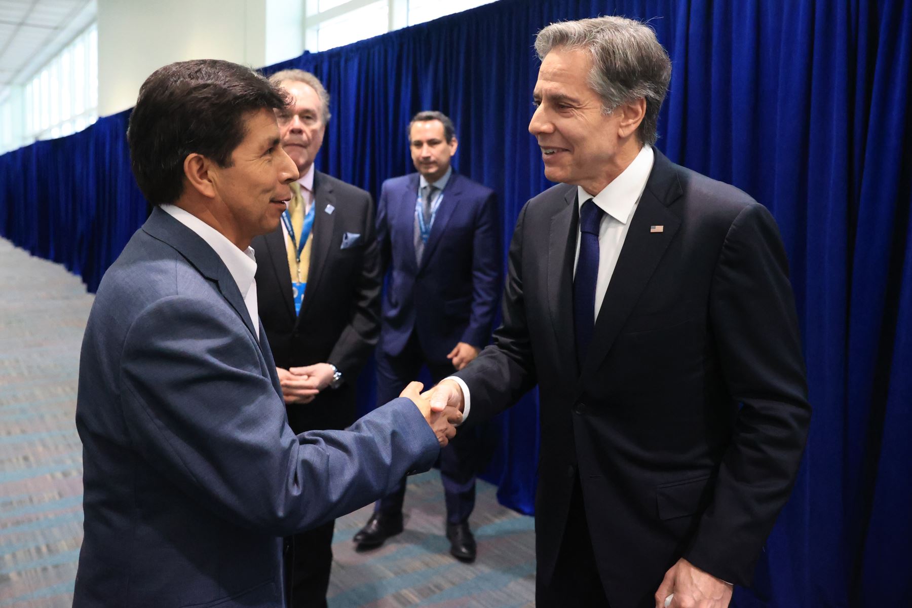 Pedro Castillo se reunirá con el secretario de Estado de EE. UU. Foto: Presidencia