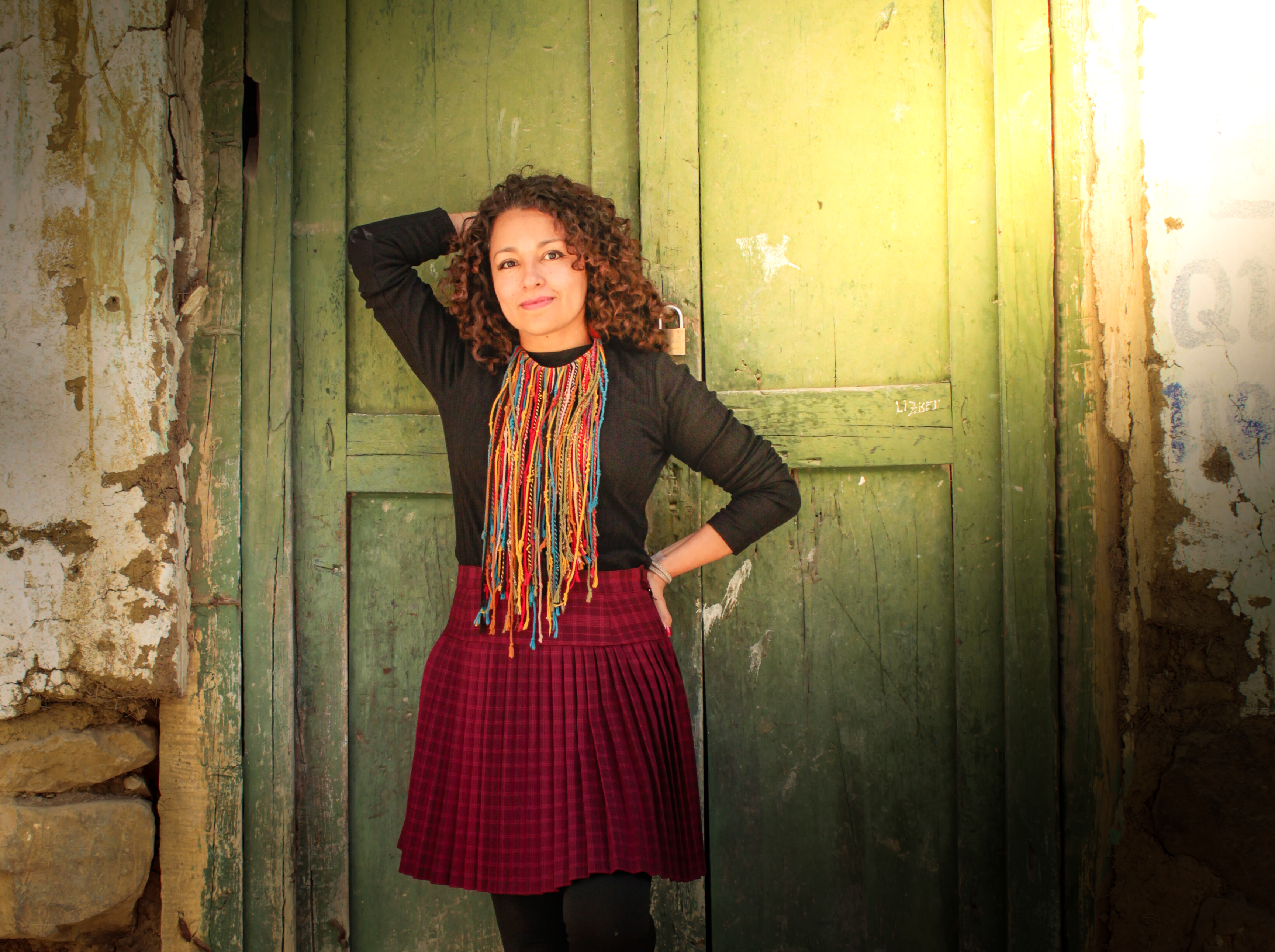 Voz y belleza. Araceli Poma ha grabado Arando, Sueños de Nieve y ahora The Sacred Leaf con Afro-Andean Funk, nominada al Grammy Latino. Foto: Alejandro Cerna/La República
