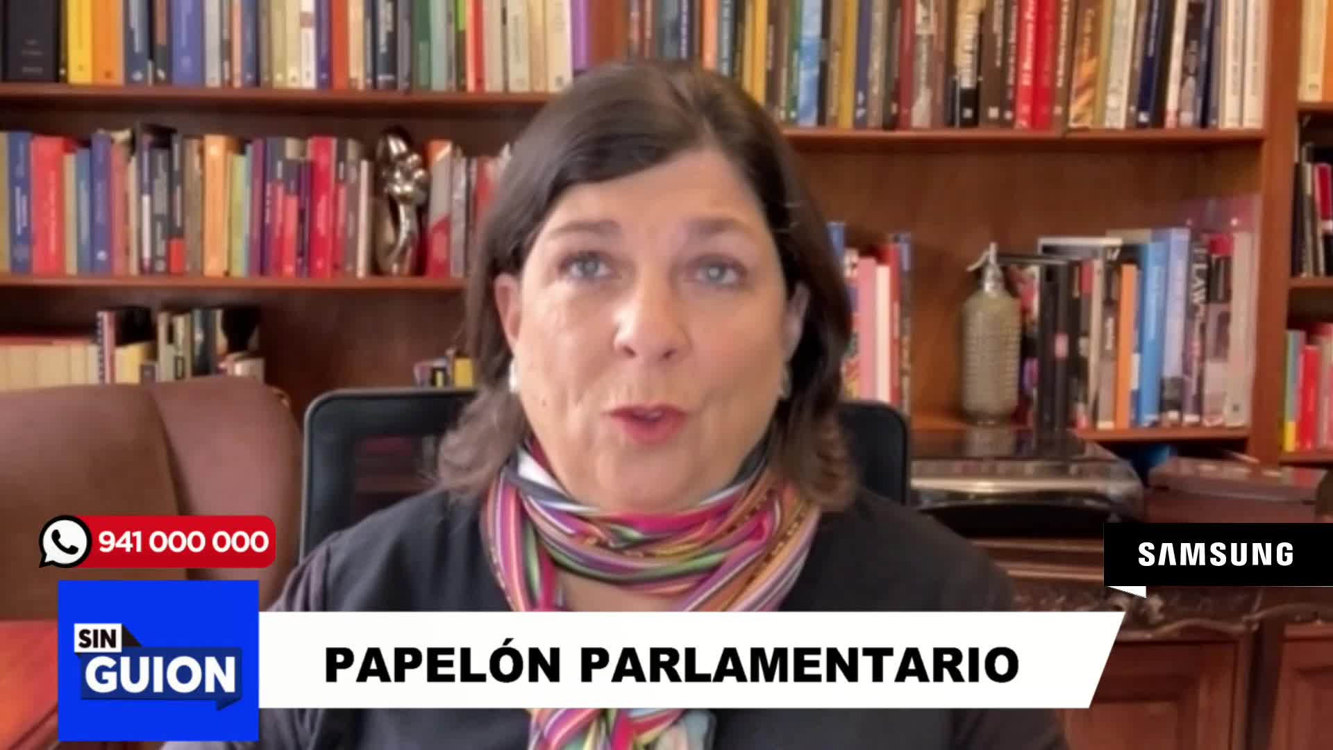 Rosa María Palacios en "Sin guion" sobre Pleno del Congreso. Foto: LR+