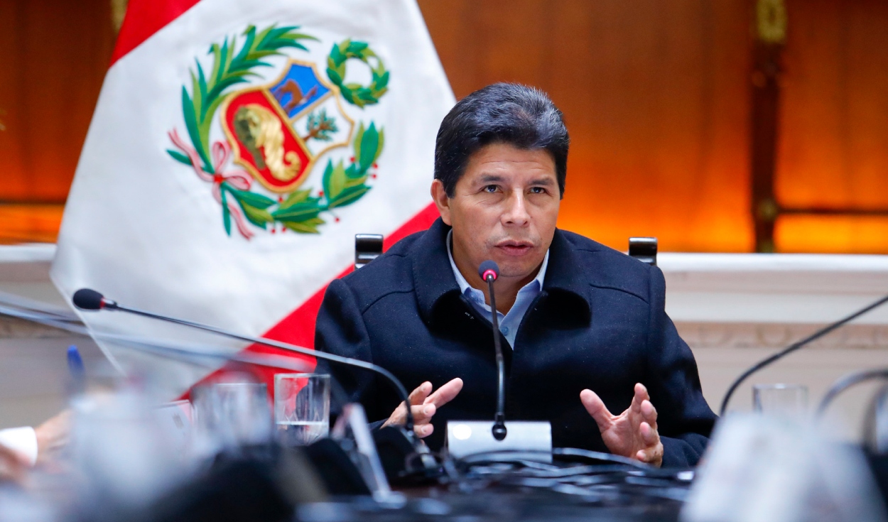 Pedro Castillo también hizo un llamado al Congreso para que atienda los proyectos del Gobierno. Foto: Presidencia