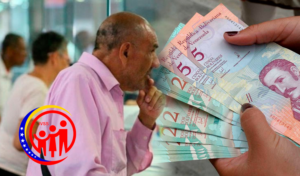 El IVSS entrega cada mes pensiones de 130 bolívares. Foto: composición LR / IVSS / RTVE.es