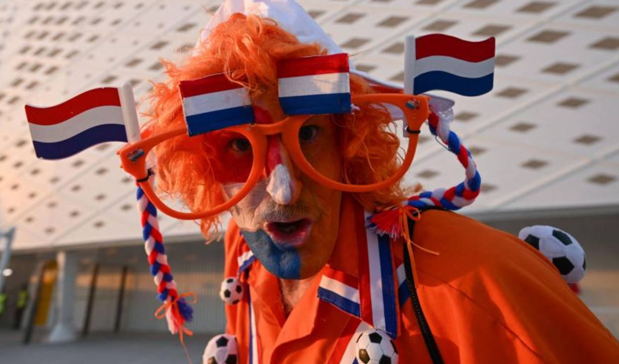 Qatar 2022 fue una excelente oportunidad para que todo el mundo conozca la nueva denominación de Países Bajos. Foto: AFP