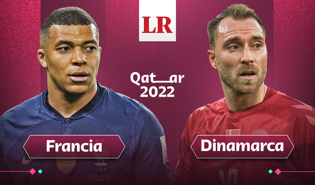 Galos y daneses se enfrentarán por el Mundial Qatar 2022. Foto: composición de Fabrizio Oviedo/La República