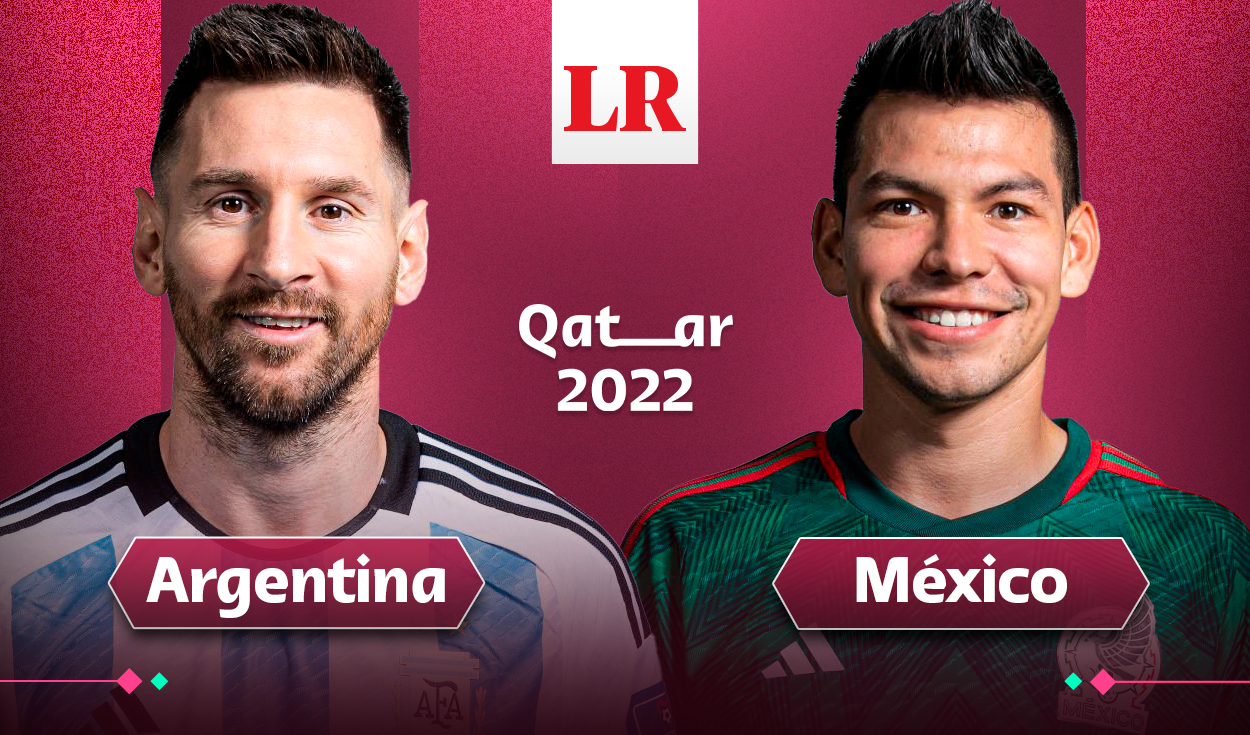 Argentina enfrentará a México por la segunda fecha del grupo C del Mundial Qatar 2022. Foto: composición GLR