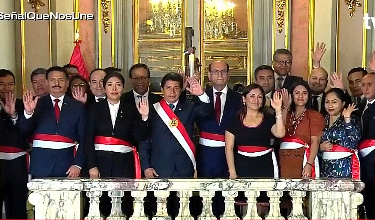 Betssy Chávez lidera el quinto gabinete ministerial en el Gobierno de Pedro Castillo. Foto: captura de TV Perú