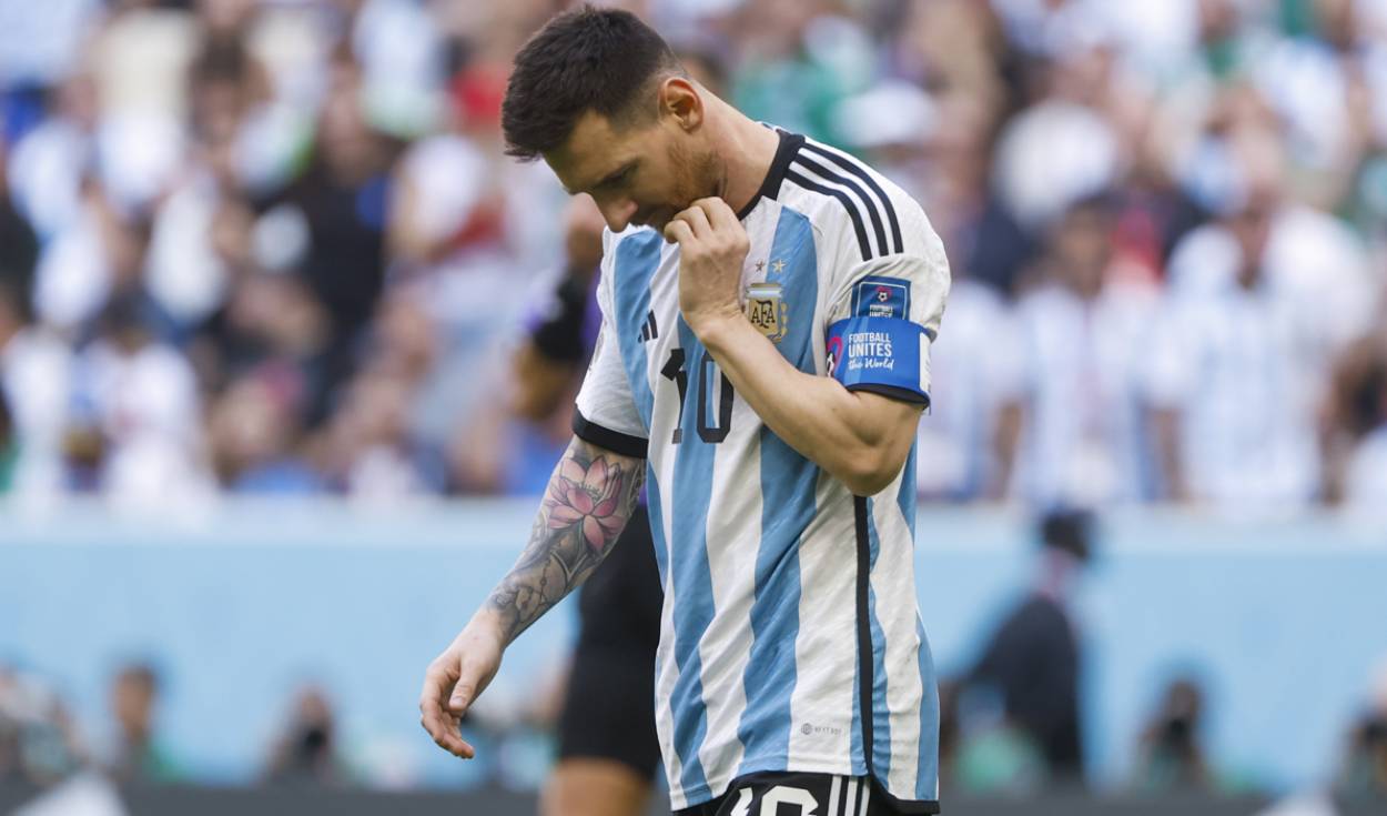 Messi y Argentina están con riesgo de quedar eliminados en fase de grupos. Foto: EFE
